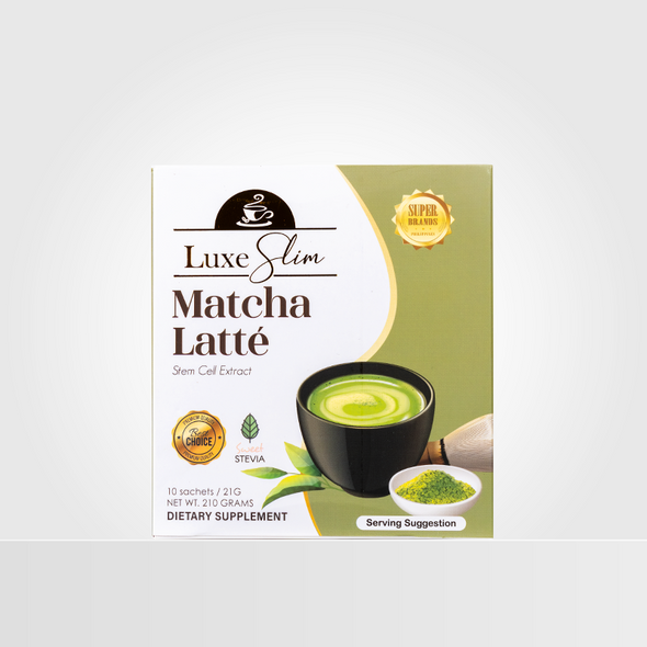 LUXE SLIM MATCHA LATTE 500g & 210g.