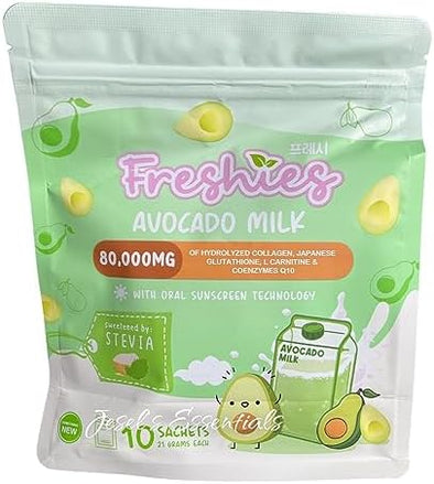 JUJU GLOW Freshies Avocado Milk 80000MG 10 sachets (Pouch)