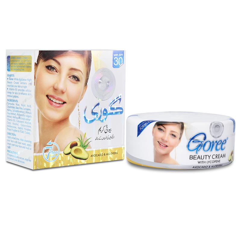 Goree Beauty Cream with Lycopene Avocado Aloe Vera