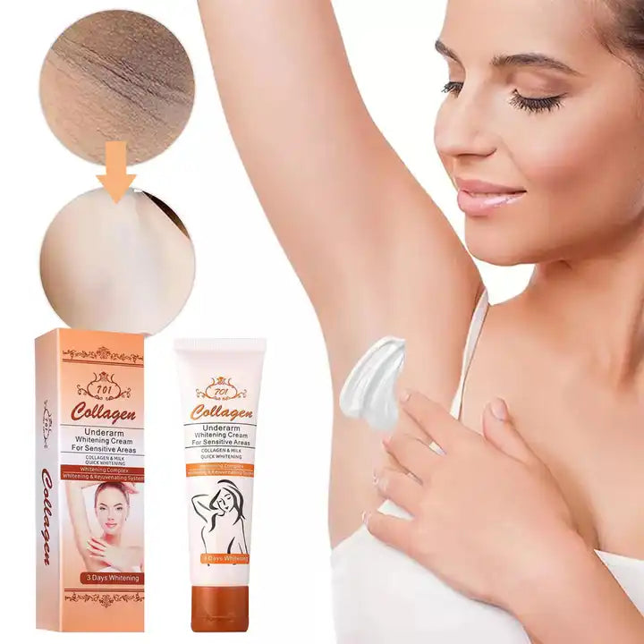 701 Collagen Underarm Whitening Cream 50ml . Kabayanshoppeedubai