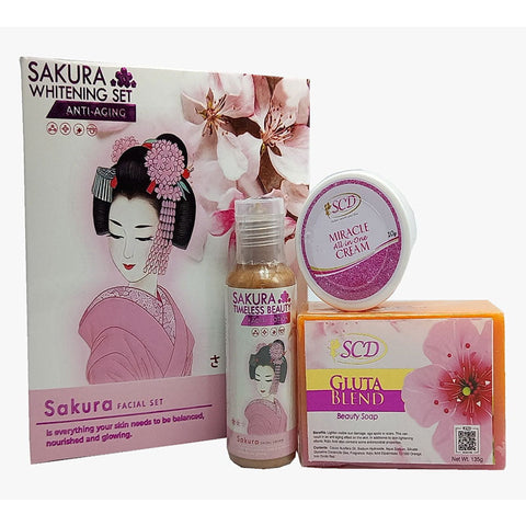 SCD Sakura Whitening Facial Set