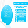 Transformed Skin Honest Glow Fragrance Free Sunscreen SPF50 50g