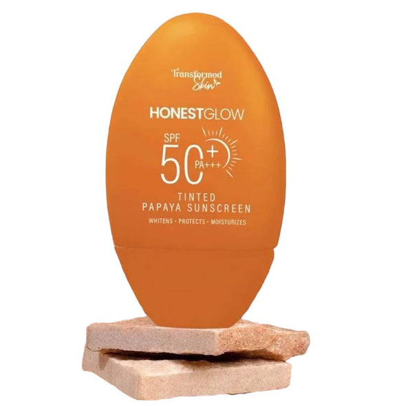 Transformed Skin Honest Glow Tinted Papaya Sunscreen SPF-50 + PA+++