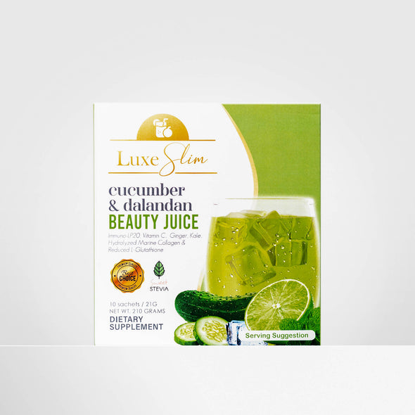 LUxe Slim Cucumber & Dalandan Beauty Juice 210g.