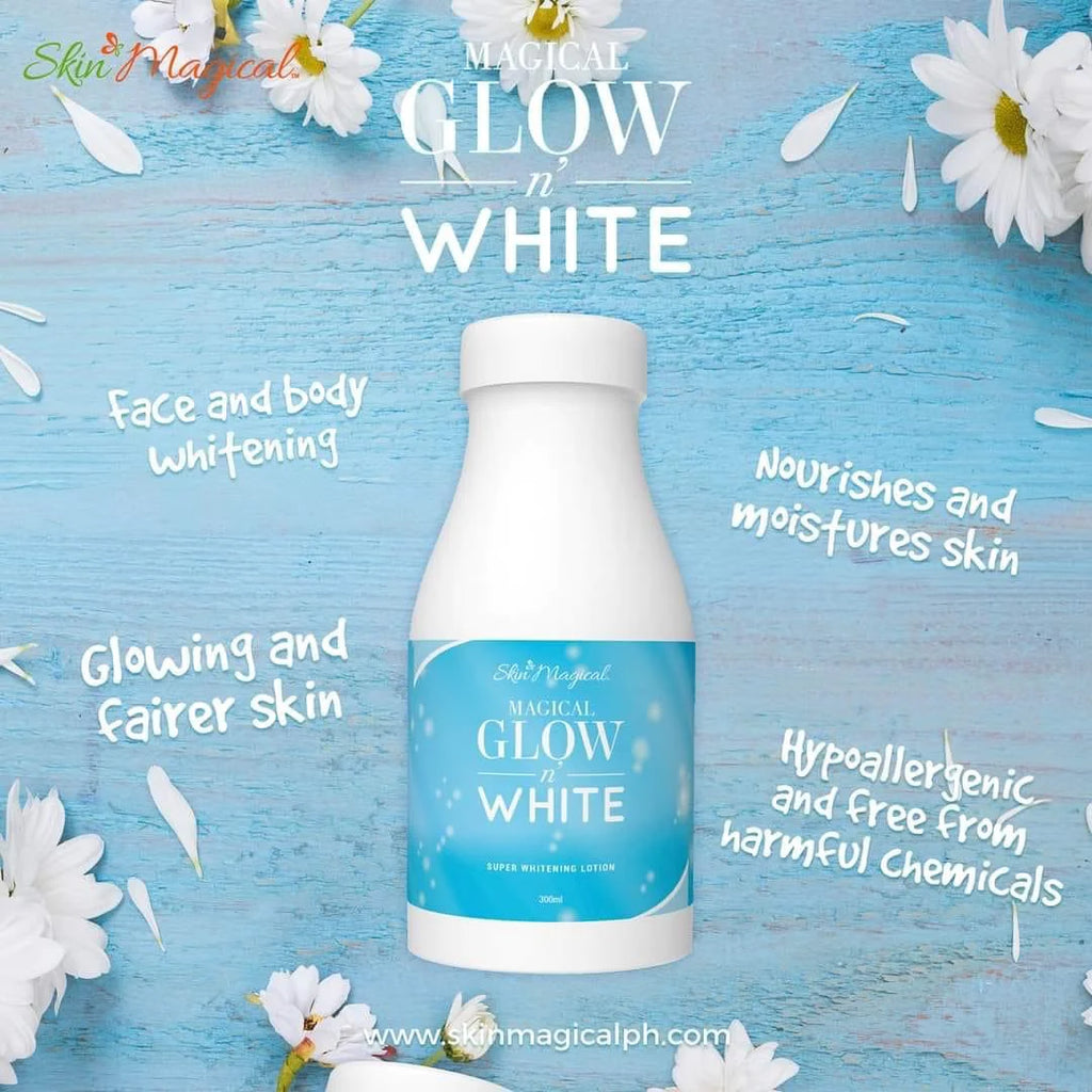 Skin Magical Glow N White Lotion. Whitening Lotion Sunscreen Lotion 300ml Kabayanshoppeedubai