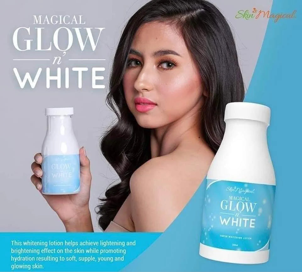 Skin Magical Glow N White Lotion. Whitening Lotion Sunscreen Lotion 300ml Kabayanshoppeedubai