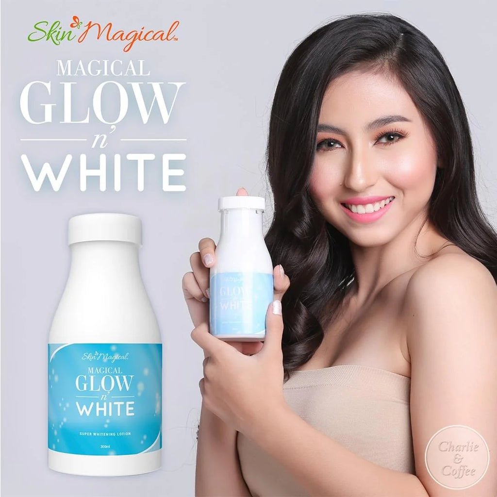 Skin Magical Glow N White Lotion. Whitening Lotion Sunscreen Lotion 300ml Kabayanshoppeedubai