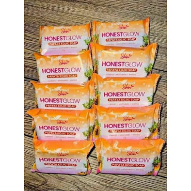 HONEST GLOW KOJIC PAPAAYA SOAP 70 GRAMS BY TRANSFORMED SKIN