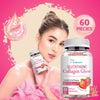 NATURE GLOW Glutathione Collagen Gummies Anti-Aging Whitening Skin Collagen Vitamins