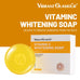 Vibrant Glamour Vitamin C Whitening Soap Face Cleanser VC Deep Cleaning Facial Wash Brightening 100g.